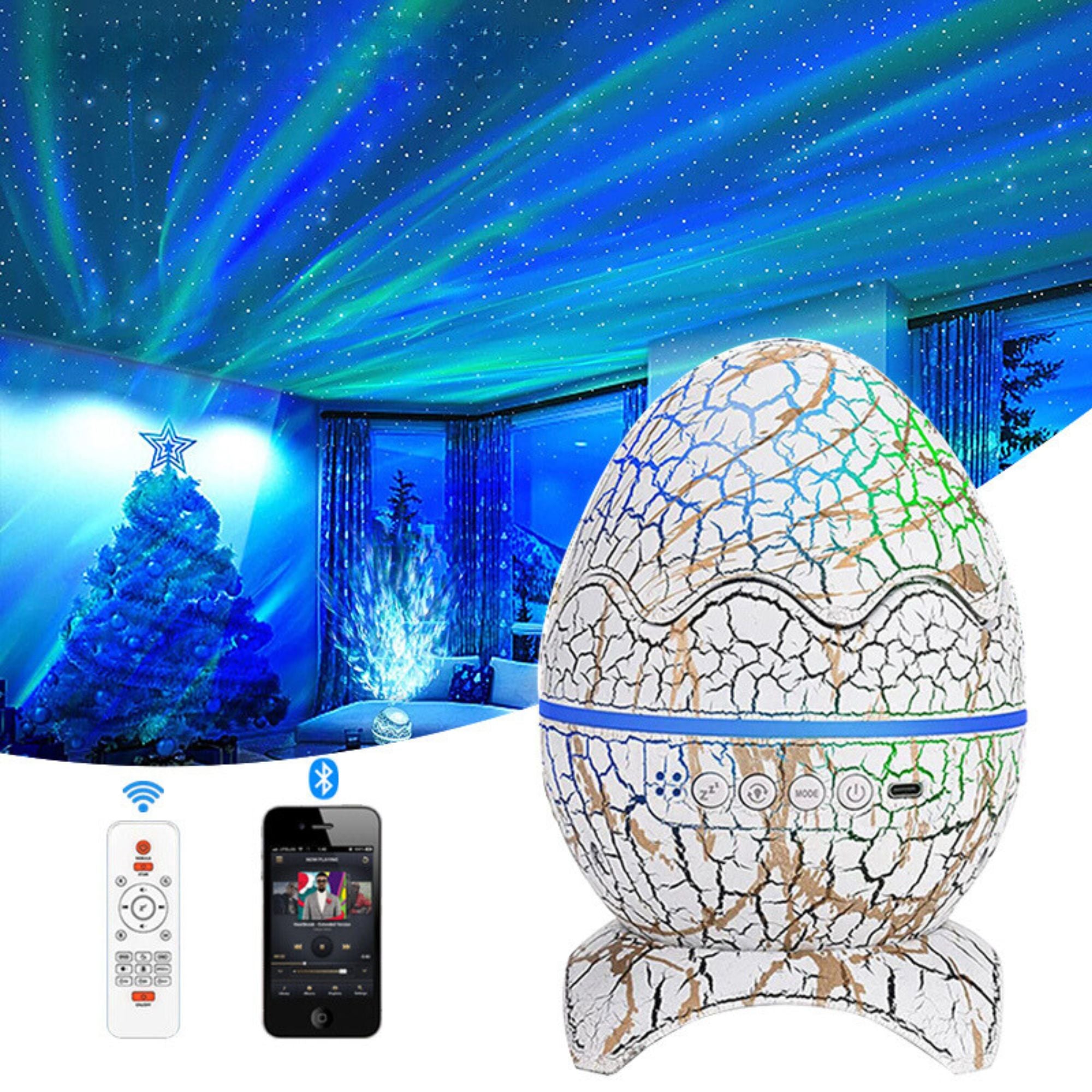 besdodo-jurassic-aurea-veilleuse-projection-plafond-blanc image 8