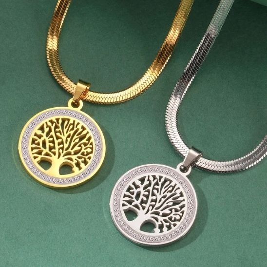 besdodo-collier-arbre-de-vie-zen-maman-or-40-cm image 4