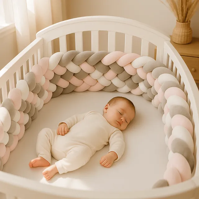 besdodo-tresse-de-lit-cocon-coton-pastelle-300cm image 1