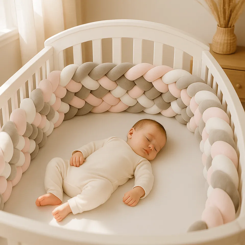 besdodo-tresse-de-lit-cocon-coton-pastelle-300cm image 1