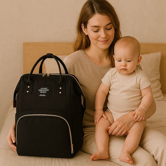 besdodo-dune-sac-langer-cadeau-maman-noir-3-biberons image 3