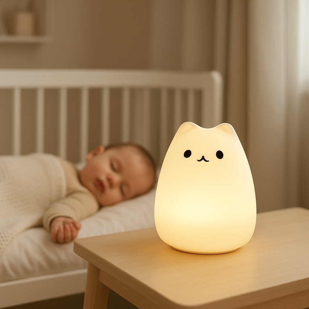 besdodo-toudoux-veilleuse-b-b-chat-silicone-7-couleurs image 1