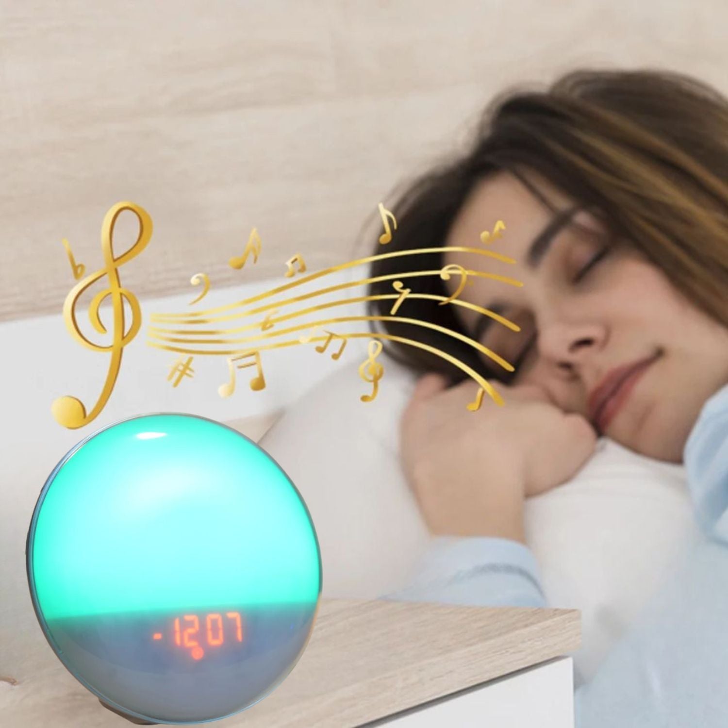 besdodo-cadeau-maman-r-veil-lumineux-simulateur-d-aube-fm image 2