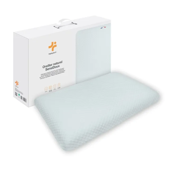 in-physio-sensidoux-lyocell-oreiller-ergonomique-60x40-doux image 1