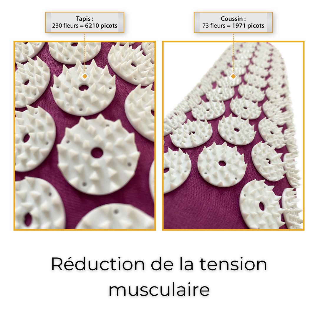 in-physio-kit-acupression-tapis-coussin-fleurs-mal-de-dos image 7