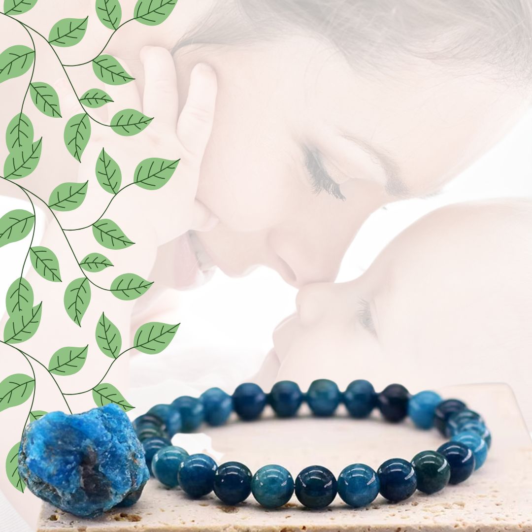 besdodo-cadeau-maman-bracelet-vitalit-apatite-bleue-19cm image 3
