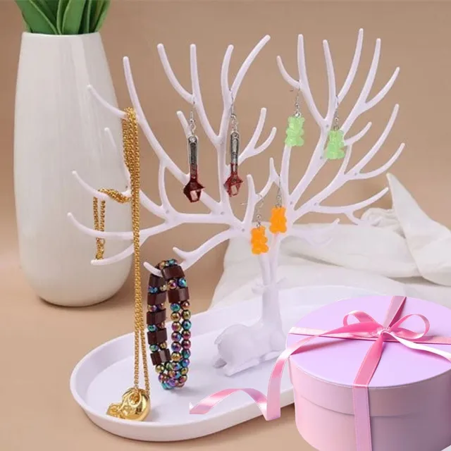 besdodo-arbre-de-vie-jewelry-porte-bijoux-blanc-d-co image 1
