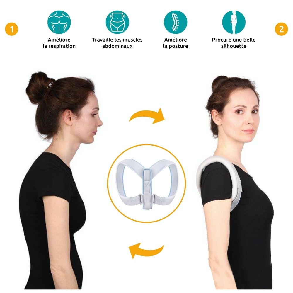 in-physio-qmed-clavicle-support-correcteur-de-posture-adulte-enfant image 7