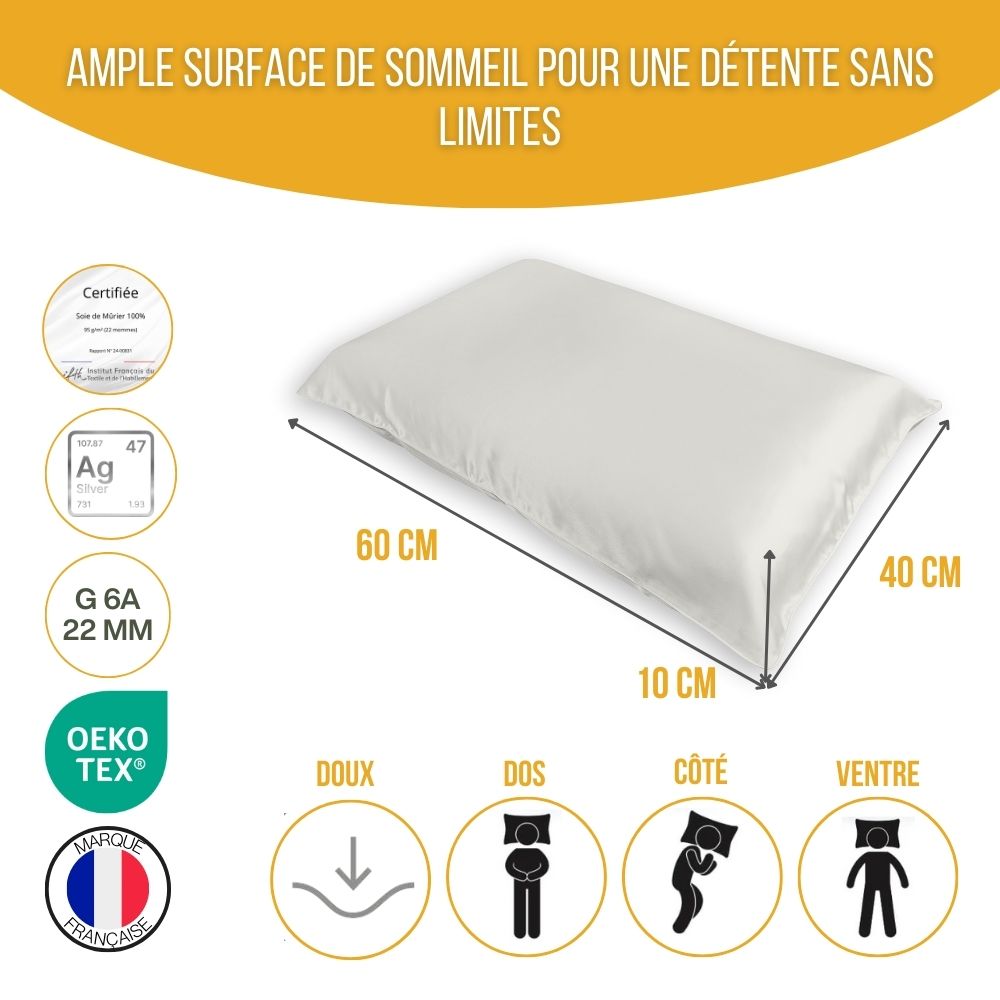 in-physio-soie-de-peau-oreiller-anti-ge-soie-60x40 image 5
