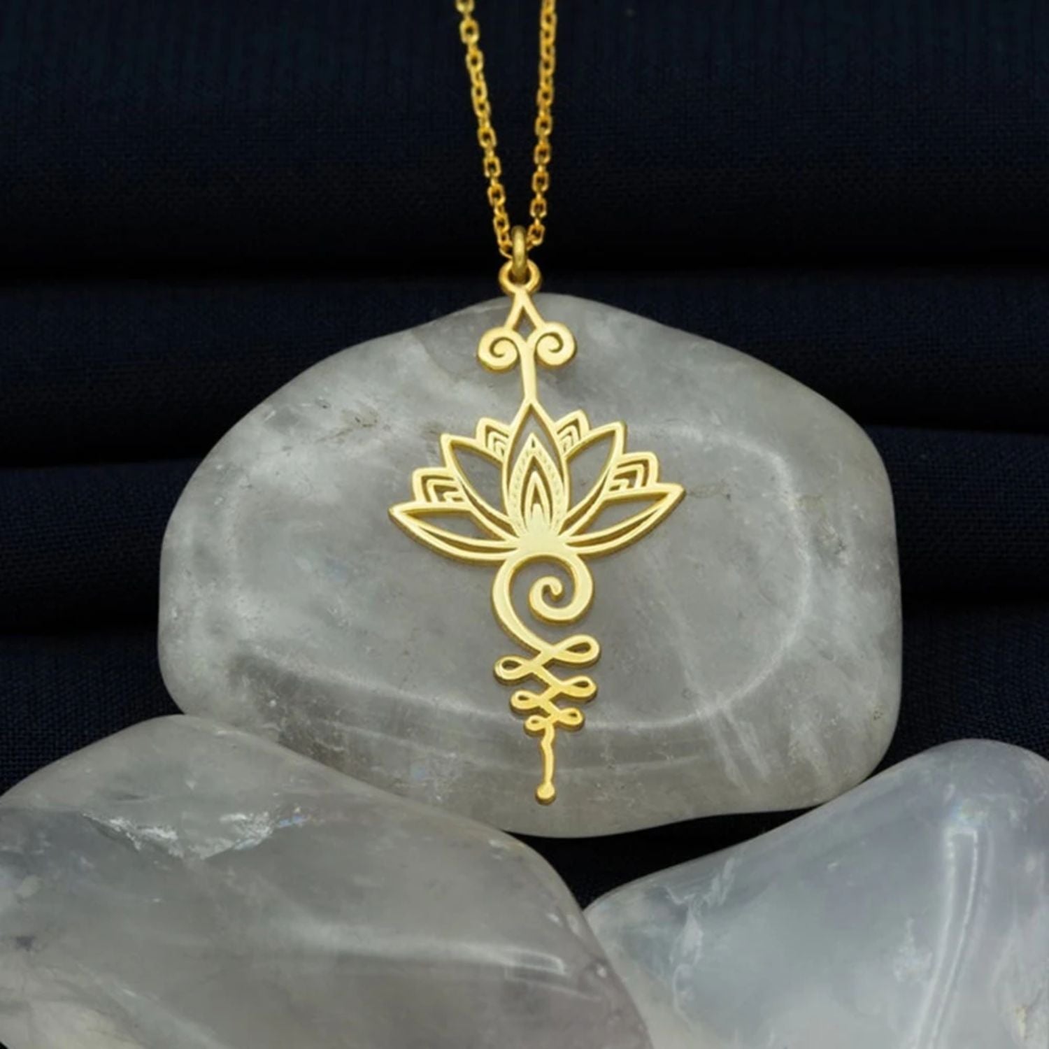 besdodo-nymphaea-pendentif-collier-lotus-dor-maman image 4