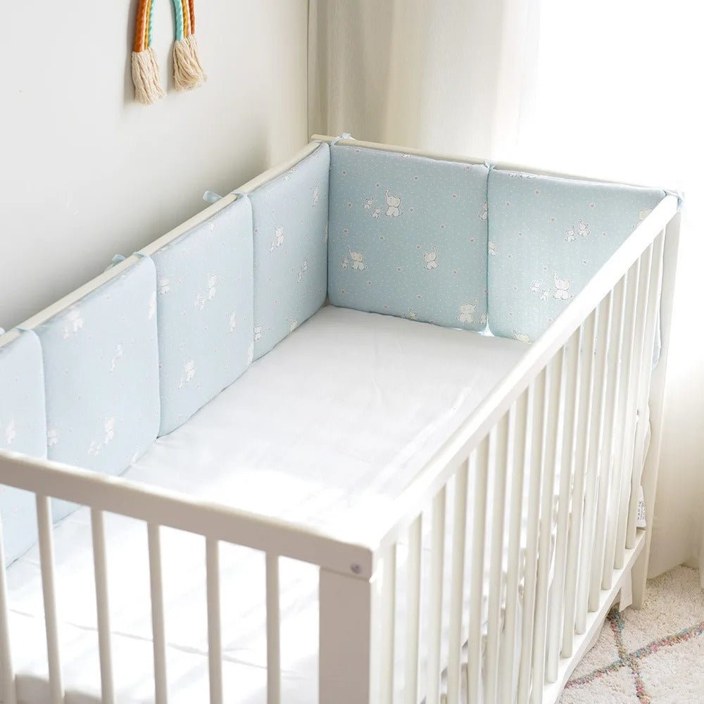besdodo-tour-de-lit-b-b-bleu-coton-protection-barreaux image 3