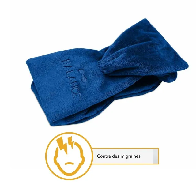 in-physio-bandeau-lest-relaxation-300g-gris-bleu-billes-verre image 1
