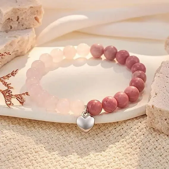 besdodo-coeur-serein-bracelet-maman-pierres-rhodonite image 1