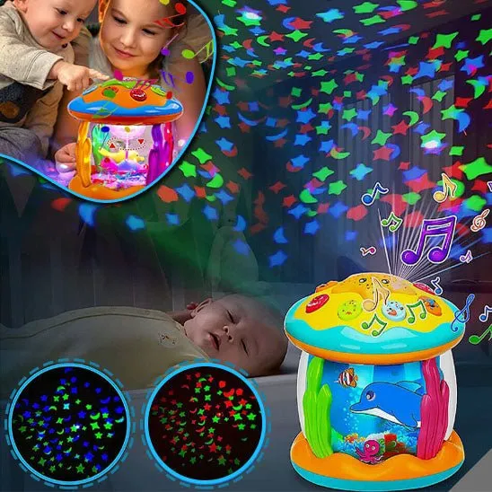 besdodo-enjoy-veilleuse-projection-plafond-jouet-2-en-1 image 1