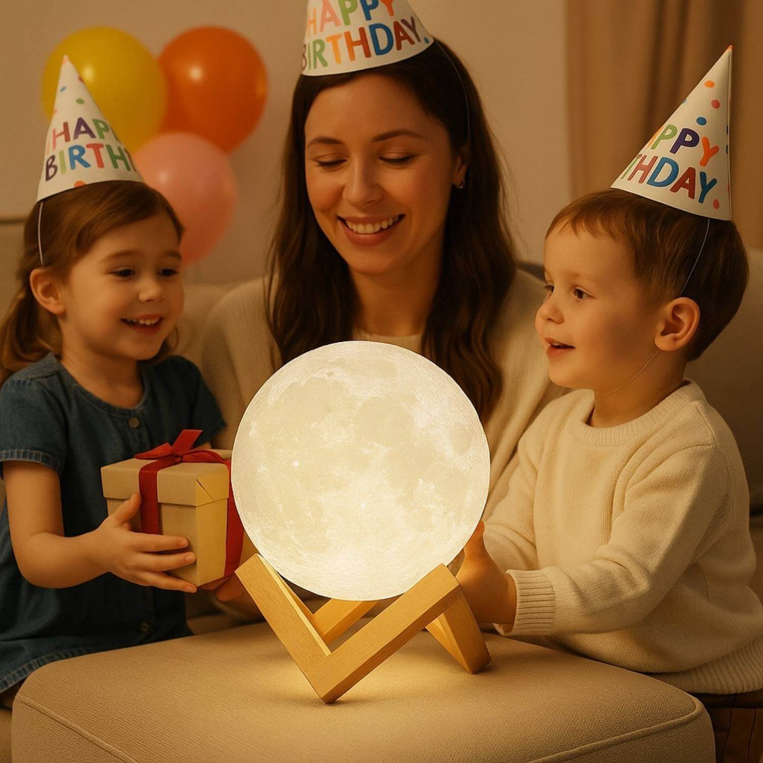besdodo-cadeau-maman-lunazen-lampe-lune-15-cm image 1
