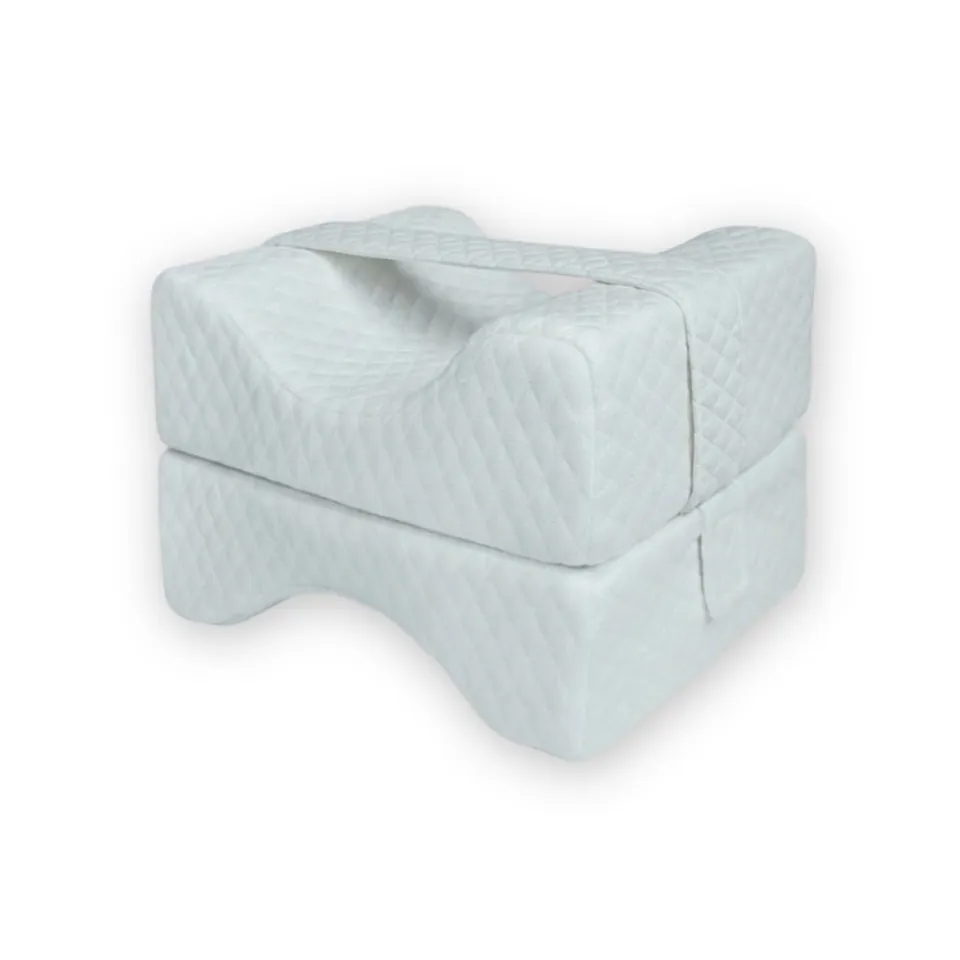 in-physio-housse-coussin-entre-jambes-blanche-avec-sangle image 1