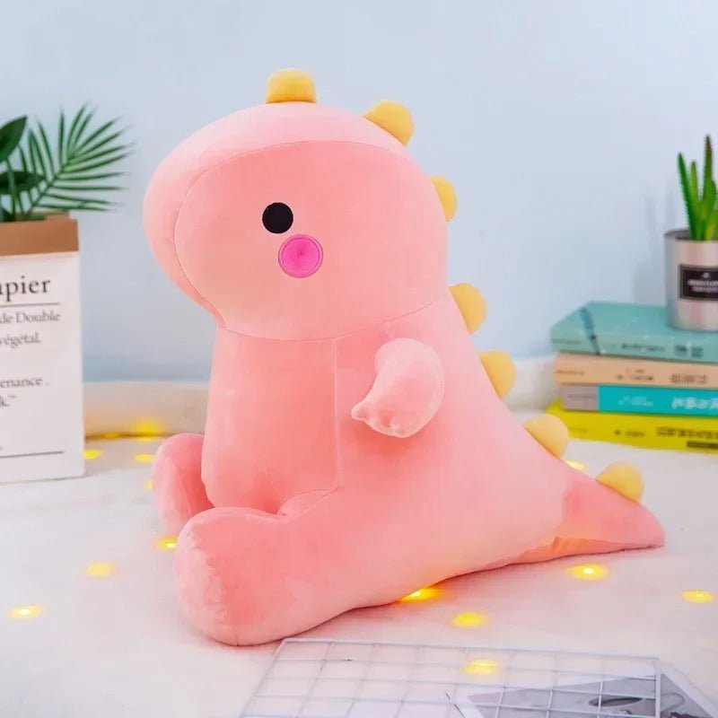 besdodo-doudou-b-b-c-linosaure-peluche-dinosaure-rose-30-cm image 2