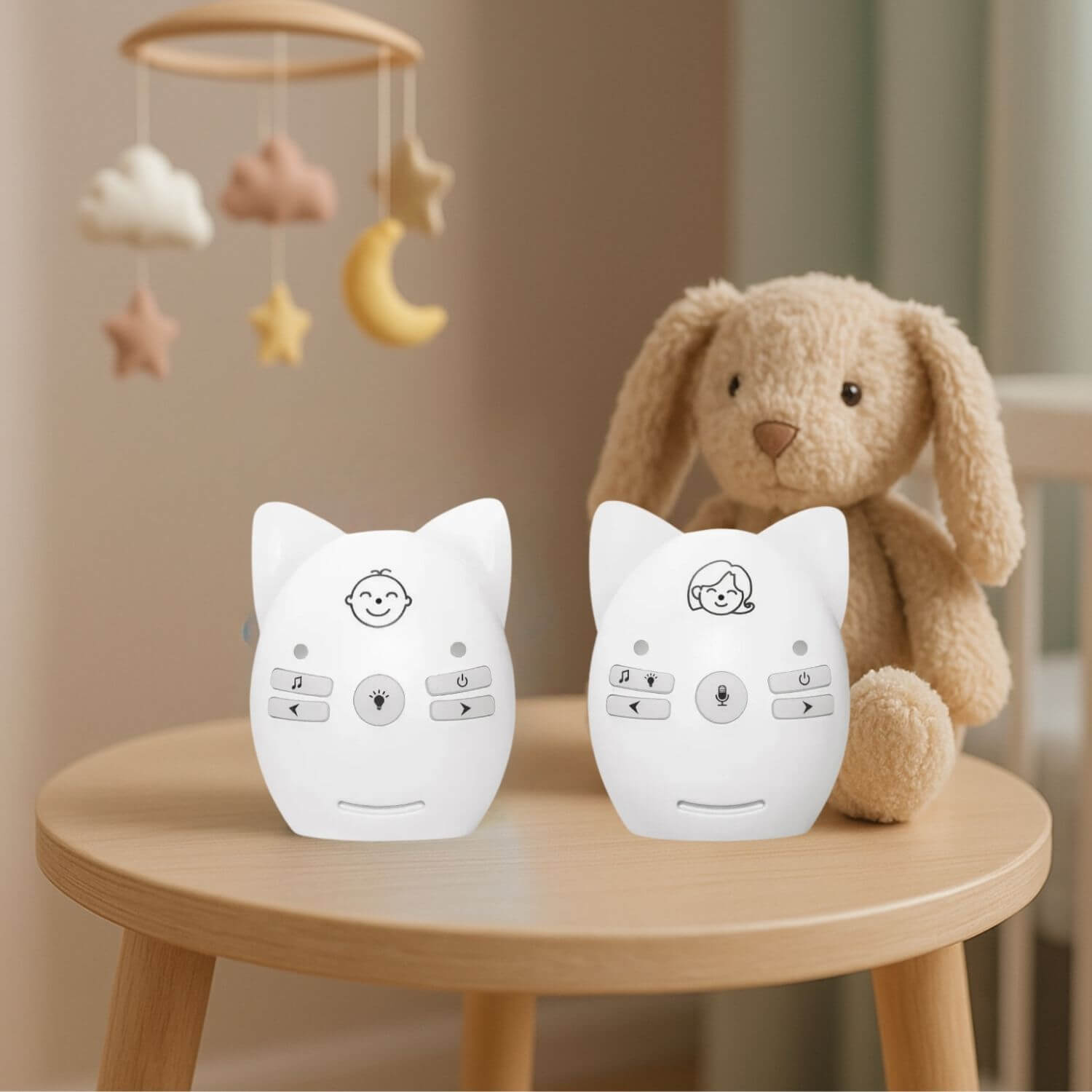 besdodo-minouveille-babyphone-b-b-chat-blanc-300m image 7