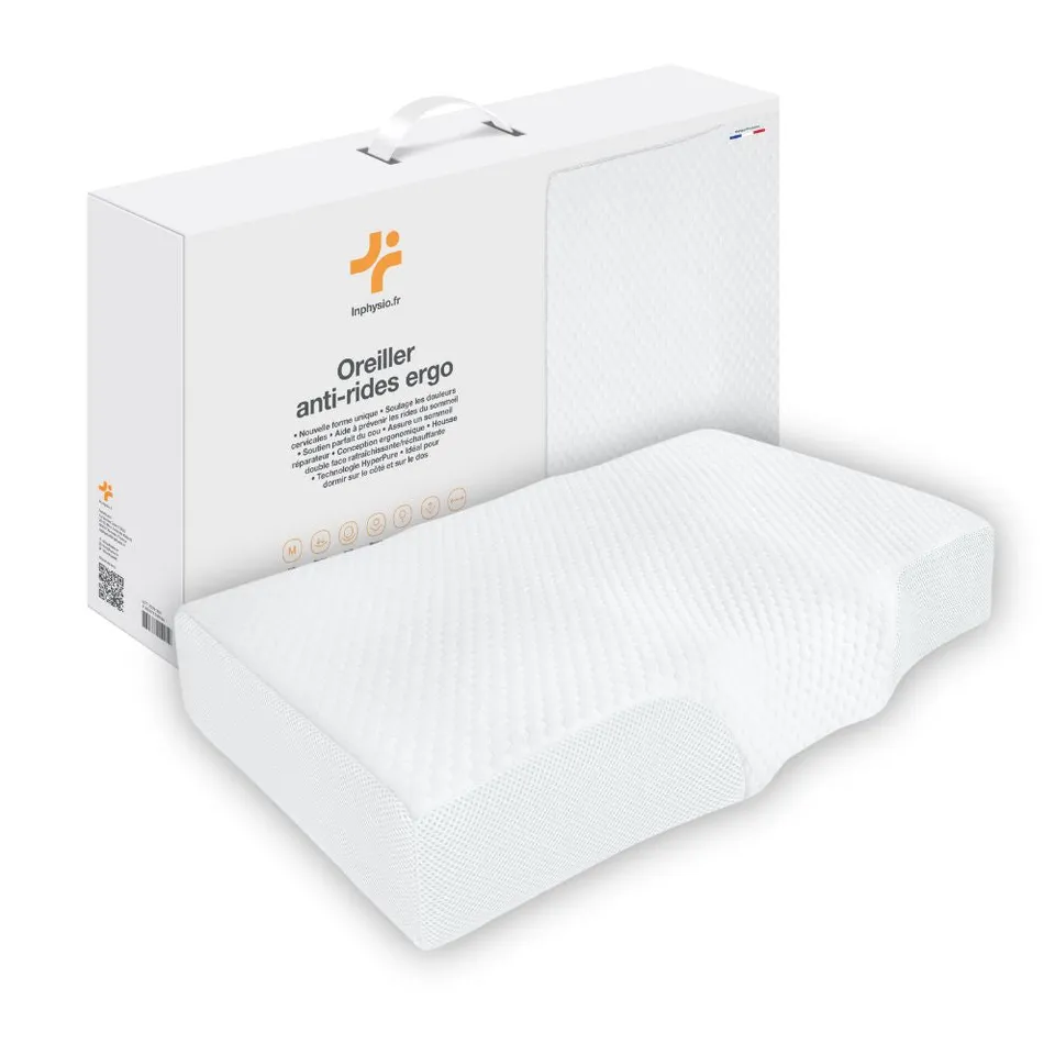in-physio-anti-rides-ergo-oreiller-ergonomique-65x41-m-moire-forme image 1
