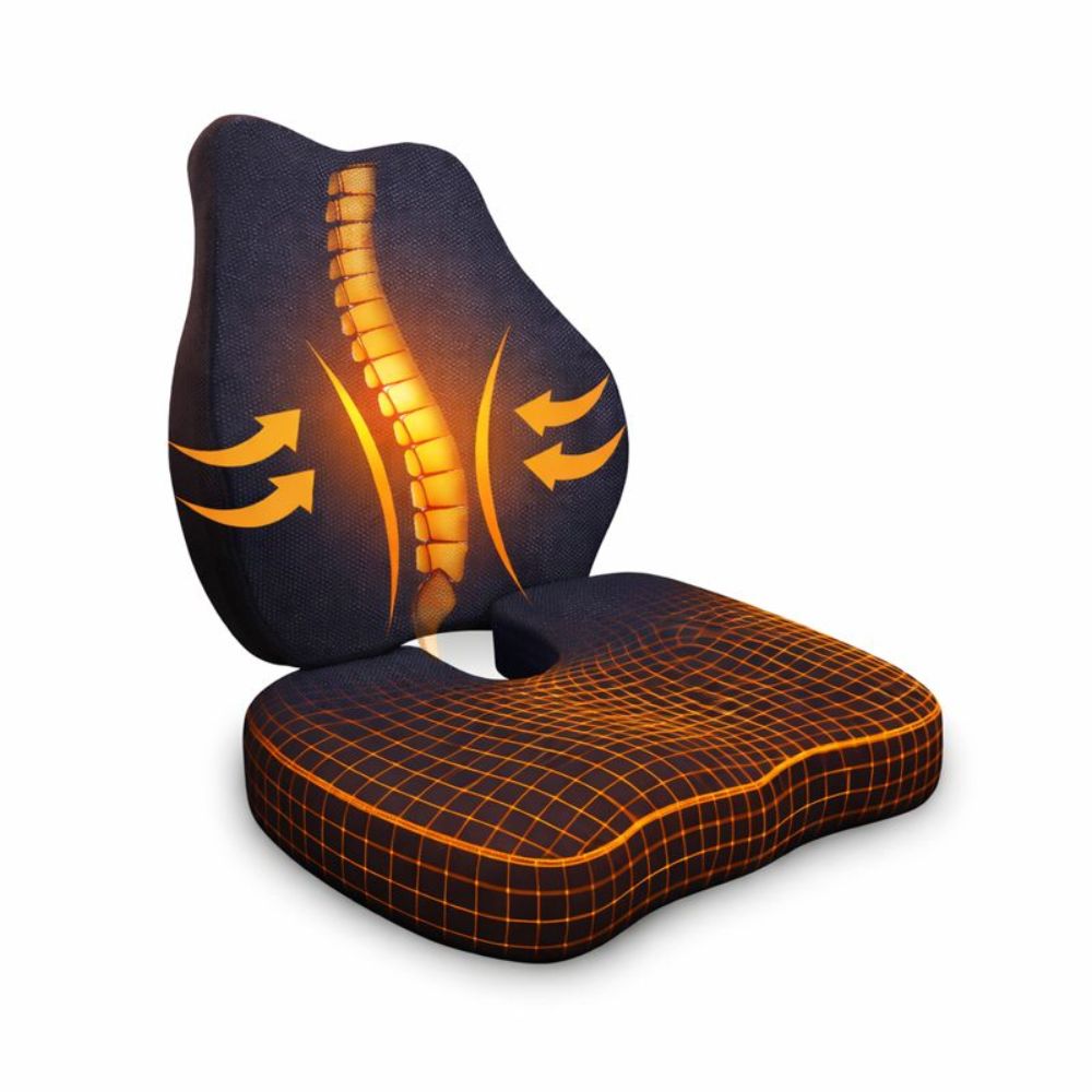 in-physio-set-coussin-fessier-lombaire-m-moire-de-forme image 1