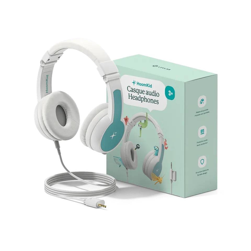 livlab-hoomkid-casque-enfant-filaire-pliable image 1