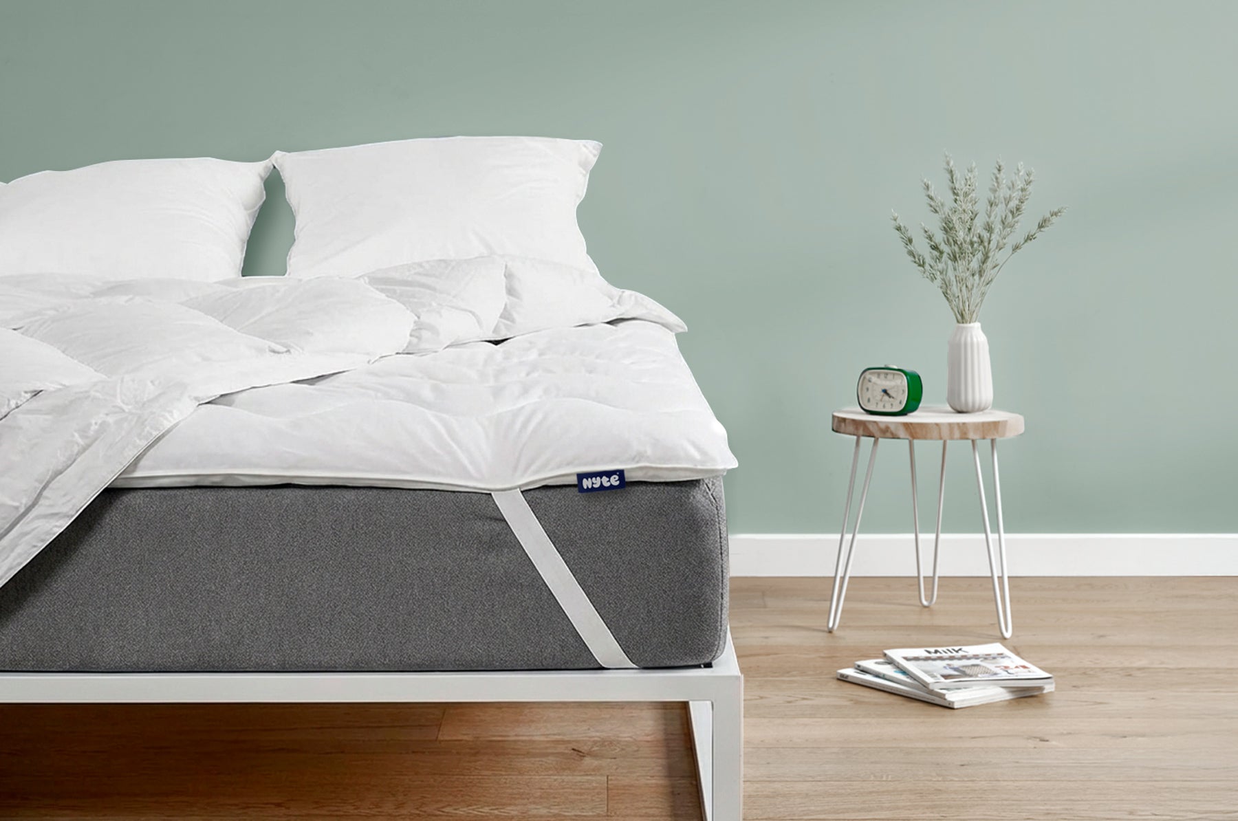 nyte-duvy-surmatelas-140x190-cm-coton-4-cm-cocooning image 1