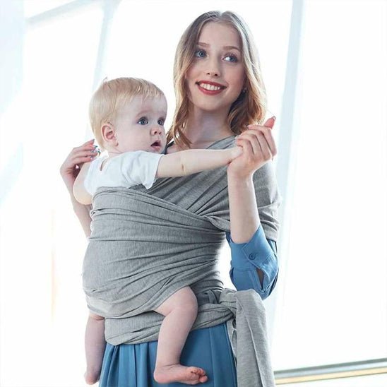 besdodo-multiuse-charpe-de-portage-gris-fonc-cadeau-jeune-maman image 2