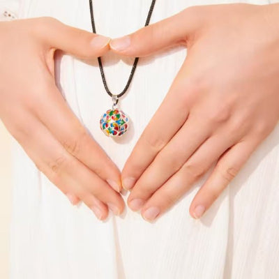 besdodo-bola-amour-collier-grossesse-arc-en-ciel-tintement-doux image 2