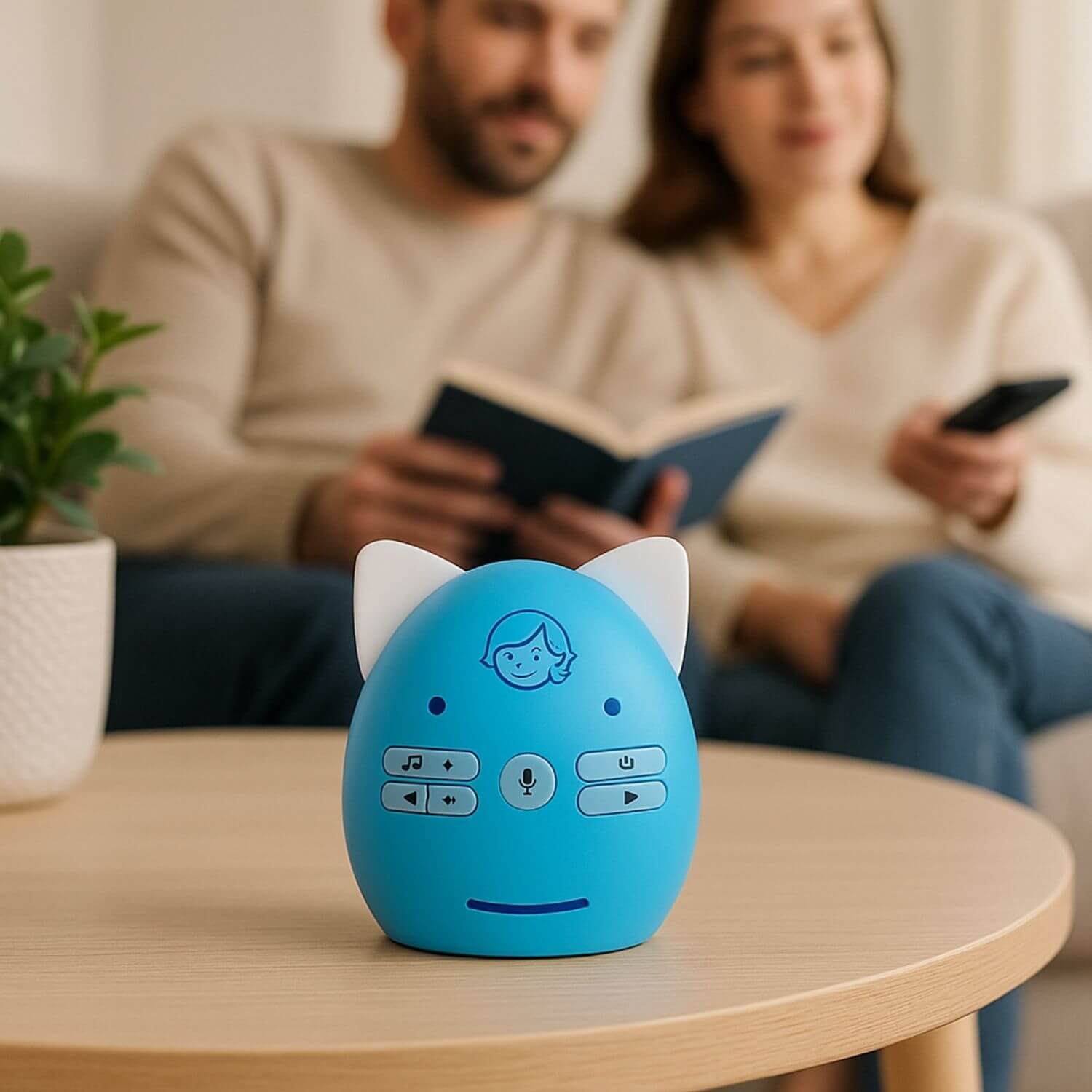 besdodo-minouveille-babyphone-b-b-chat-blanc-300m image 6