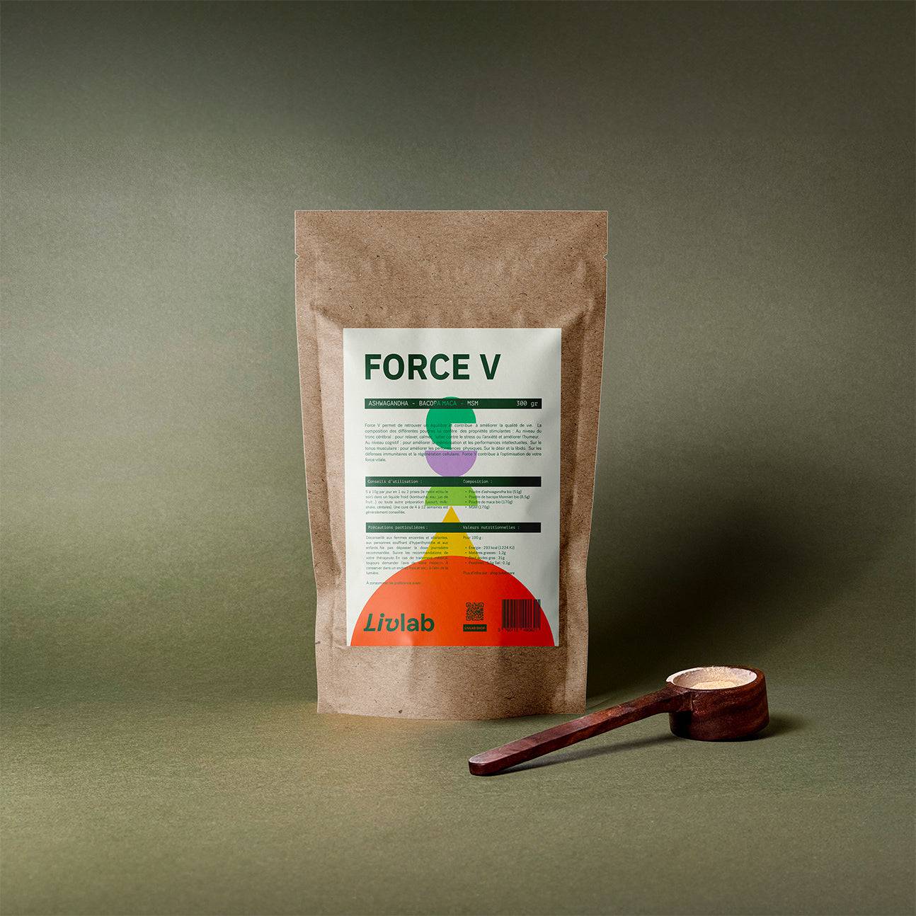 livlab-force-v-cure-vitalit-poudre-150-g-adaptog-nes image 1