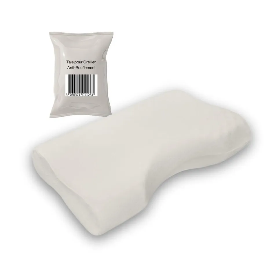 in-physio-taie-d-oreiller-anti-ronflement-blanche-polyester image 1