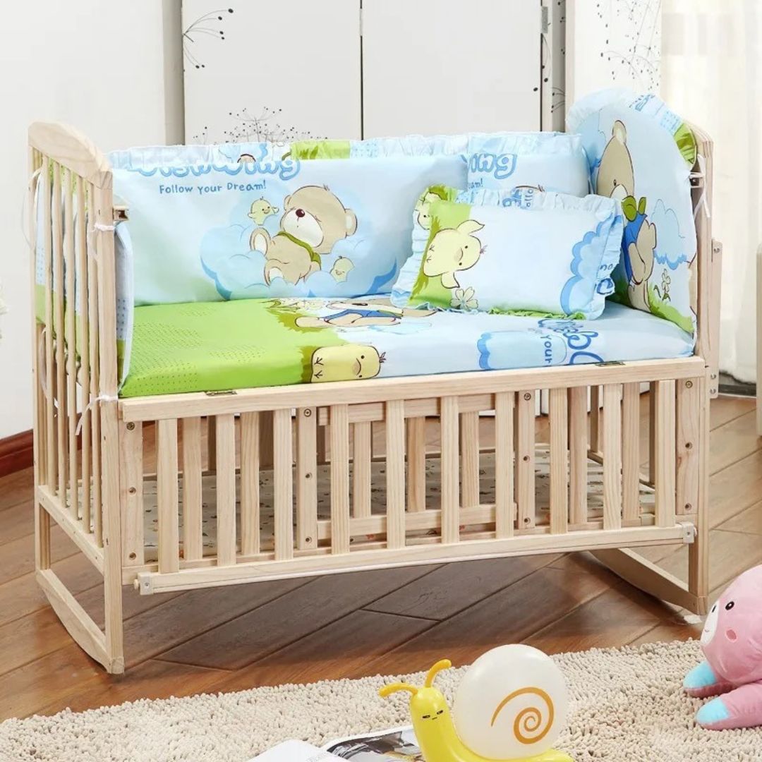 besdodo-ourson-tour-de-lit-b-b-coton-120x60-4-pi-ces image 1