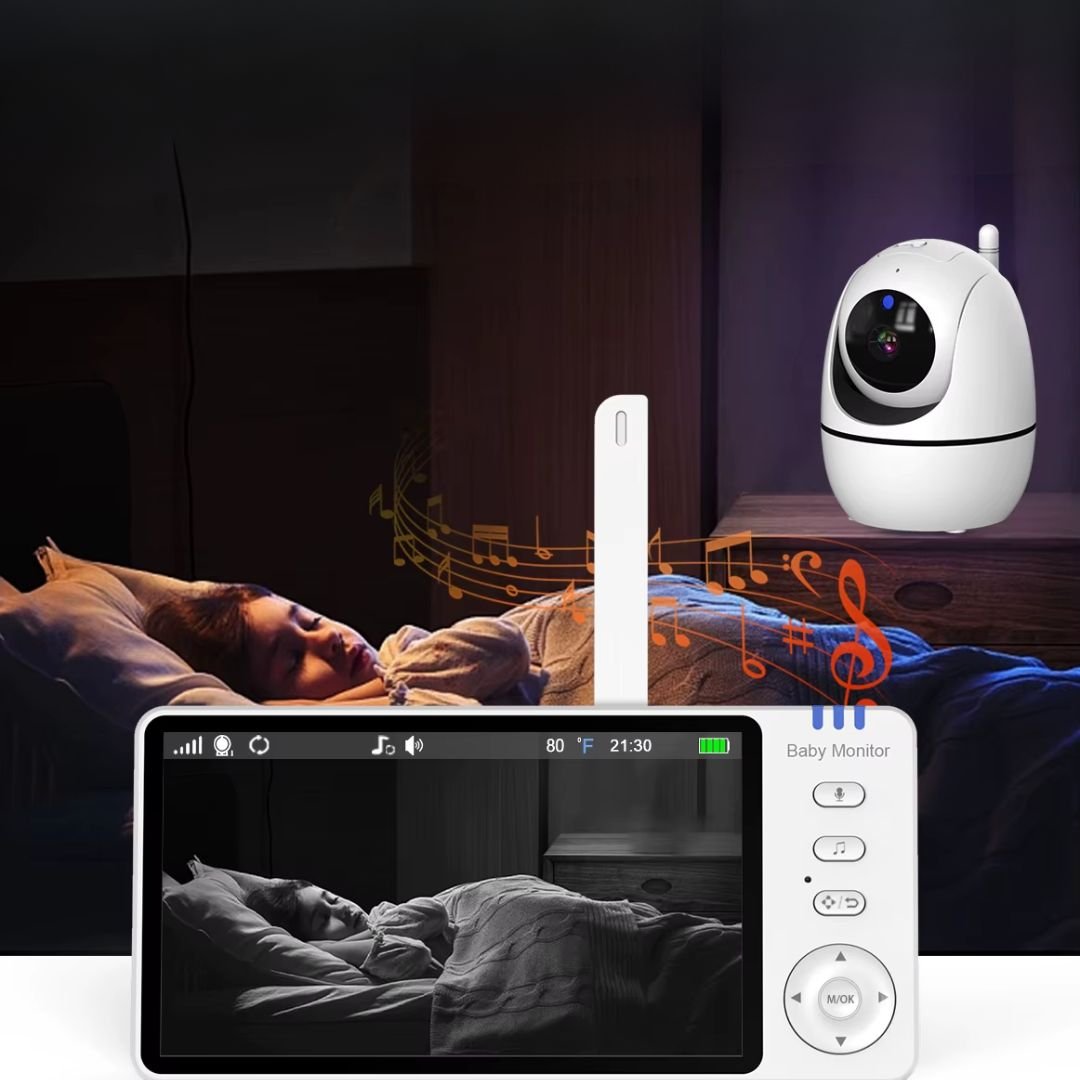 besdodo-babyphone-cam-ra-multifonction-cran-5-pouces-1080p image 1