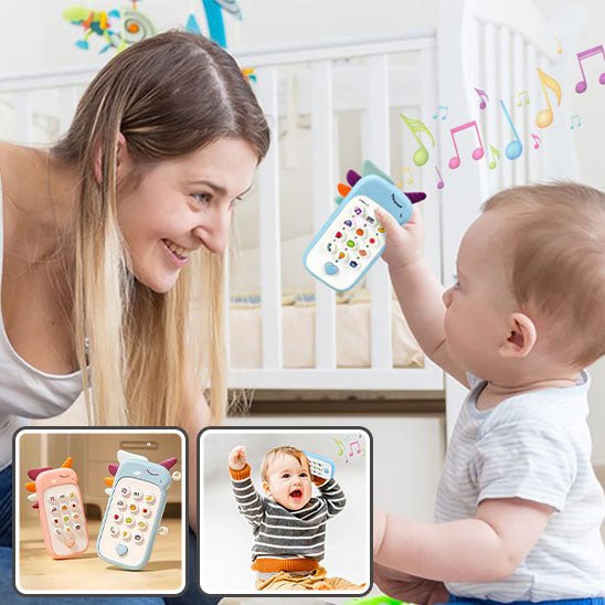 besdodo-relaxphone-jouet-b-b-lapin-jaune-musical-silicone image 2