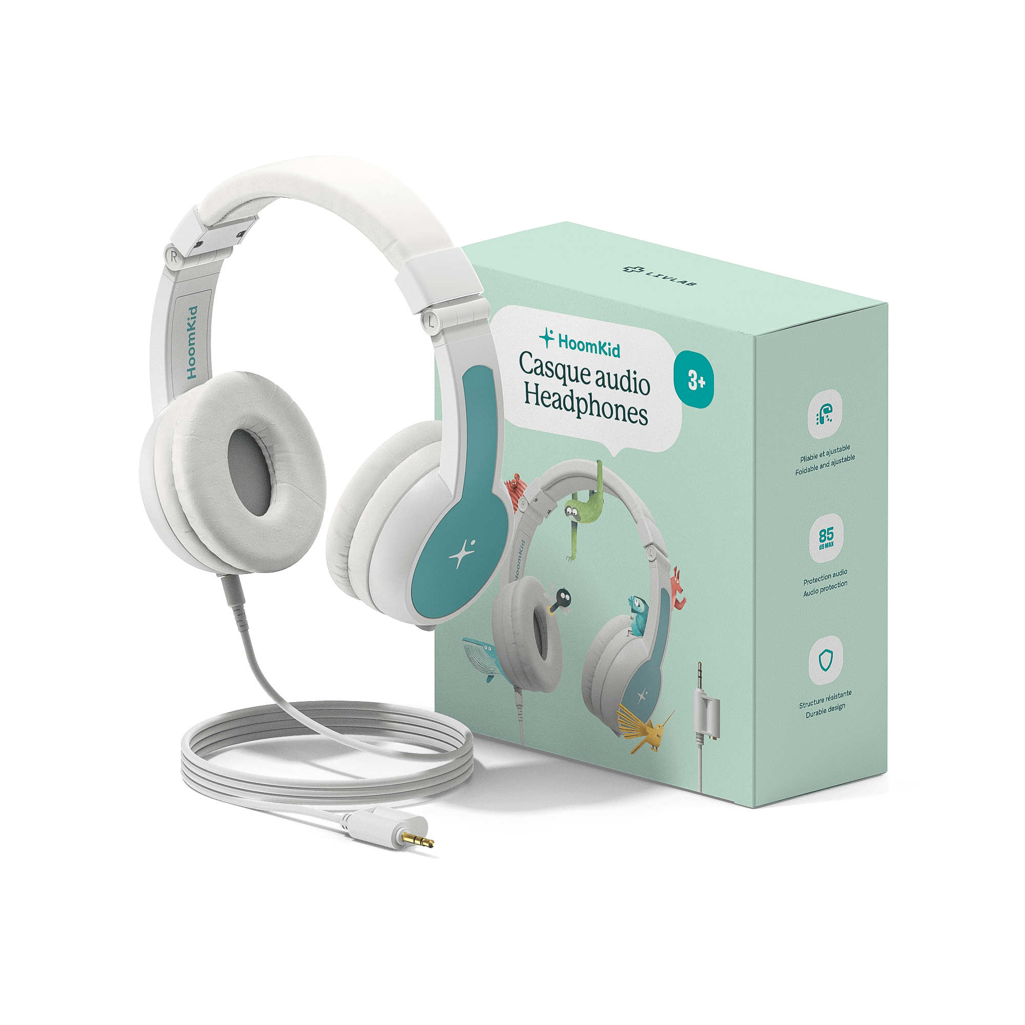livlab-casque-hoomkid-enfant-pliable-ajustable image 2