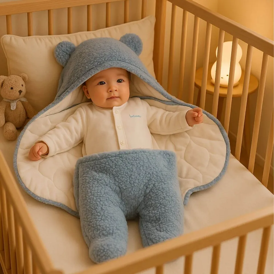 besdodo-happy-sleep-nid-d-ange-bleu-coton-6-mois image 1