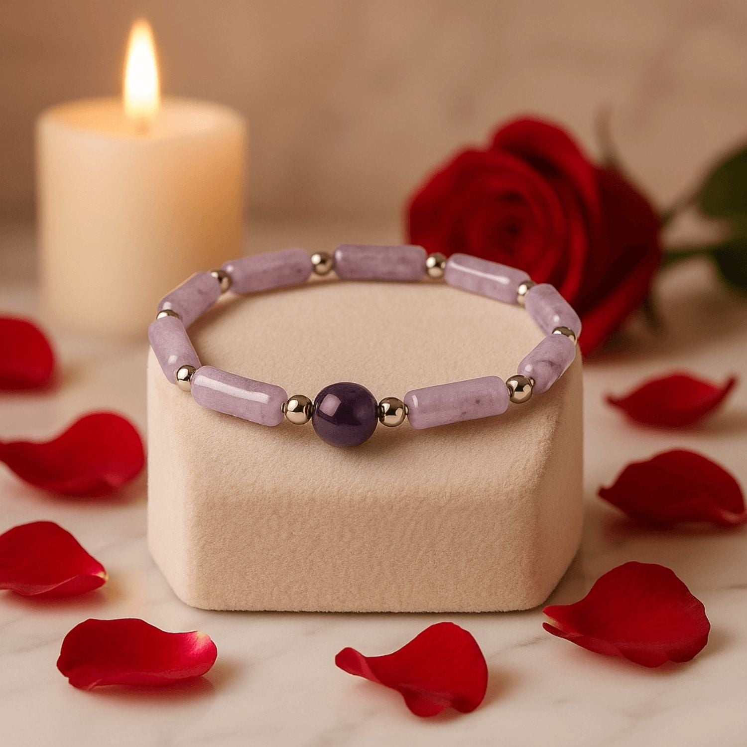 besdodo-amethyslove-bracelet-am-thyste-maman-19-cm image 1