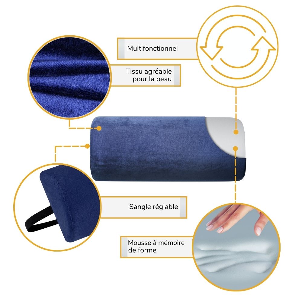 in-physio-lumbar-half-roll-coussin-lombaire-demi-rond-42x18-sangle image 3