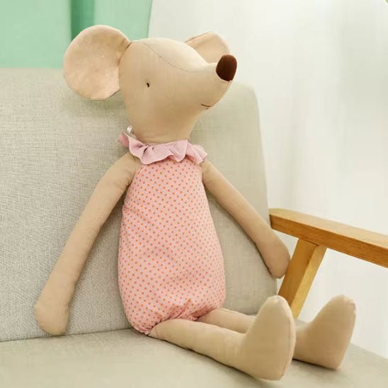 besdodo-rosy-doudou-bebe-souris-35-cm-velours-doux image 4