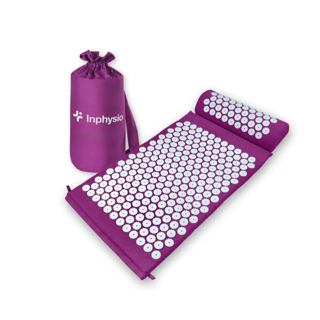 in-physio-kit-acupression-tapis-coussin-fleurs-mal-de-dos image 1