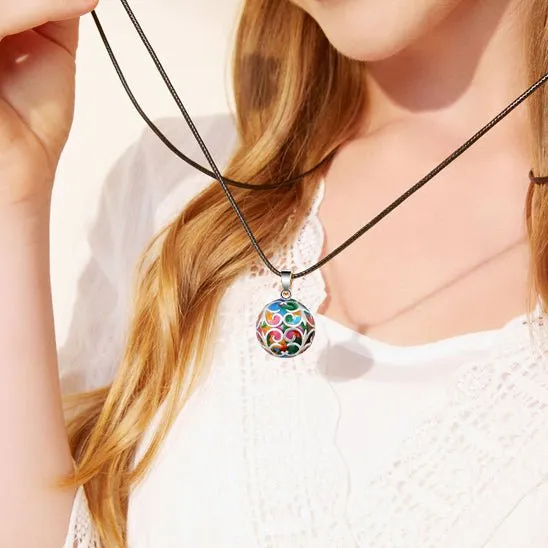 besdodo-bola-amour-collier-grossesse-arc-en-ciel-tintement-doux image 1