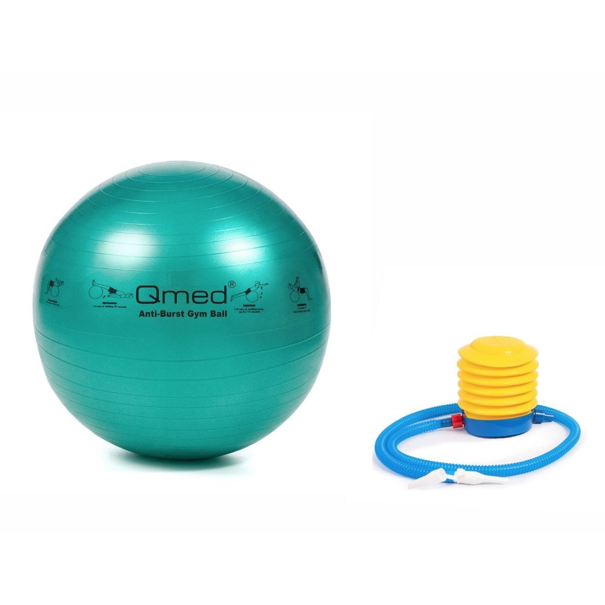 in-physio-qmed-ballon-suisse-gym-65-cm-avec-pompe image 4