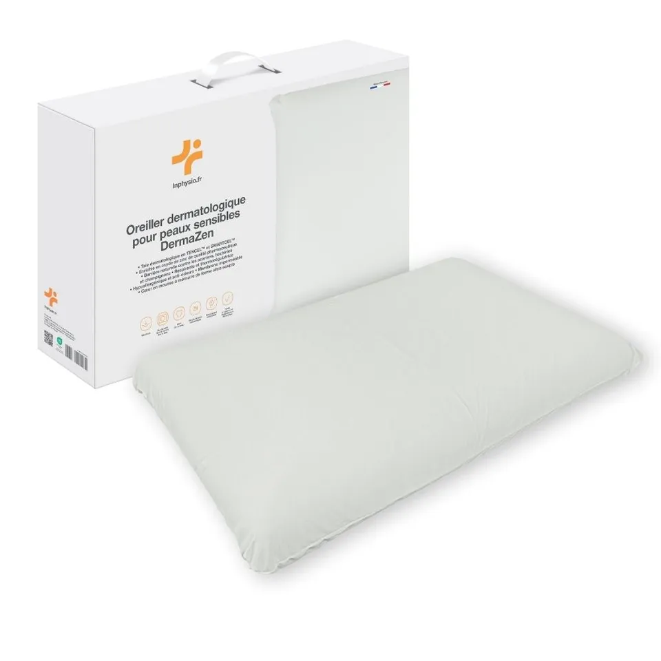 in-physio-dermazen-oreiller-m-moire-de-forme-peau-sensible-60x40 image 1