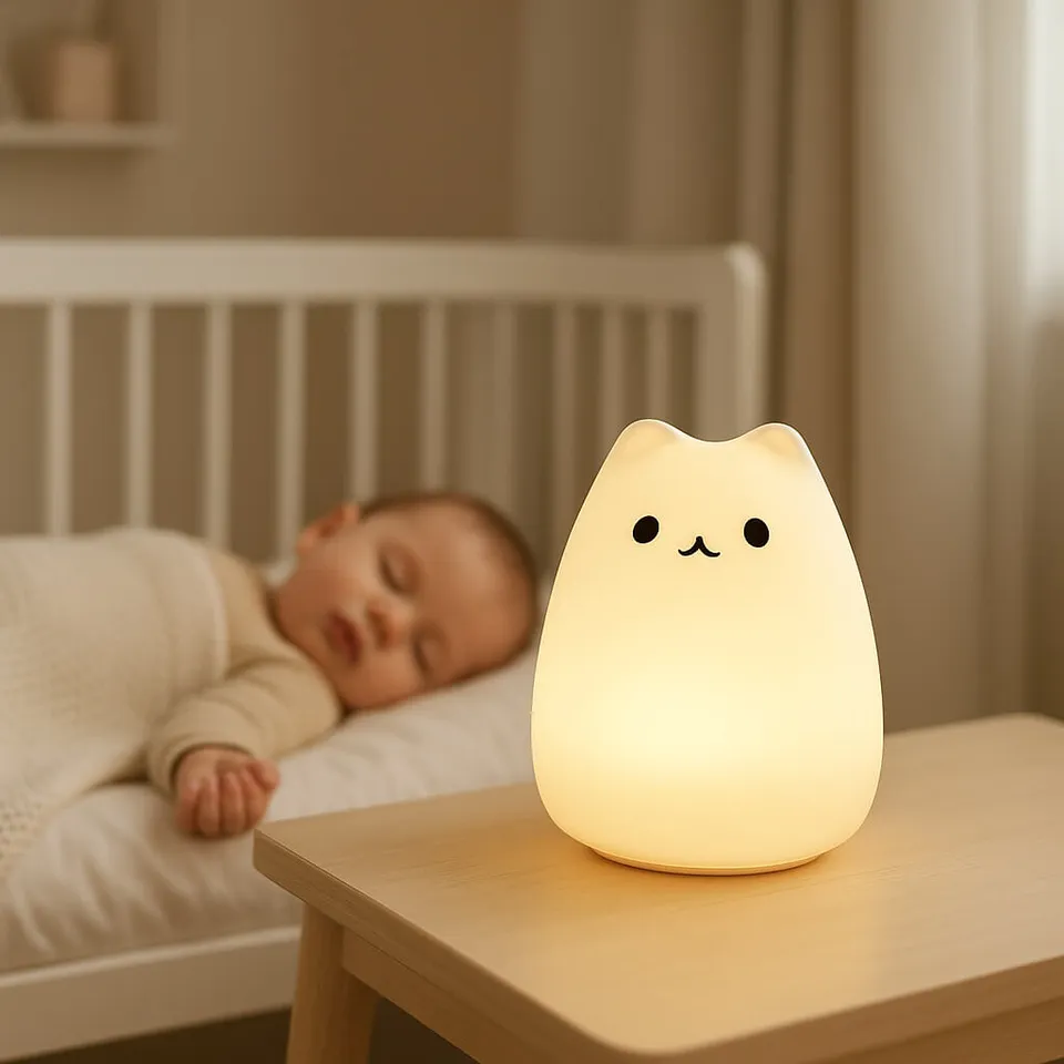 besdodo-toudoux-veilleuse-b-b-chat-silicone-7-couleurs image 1