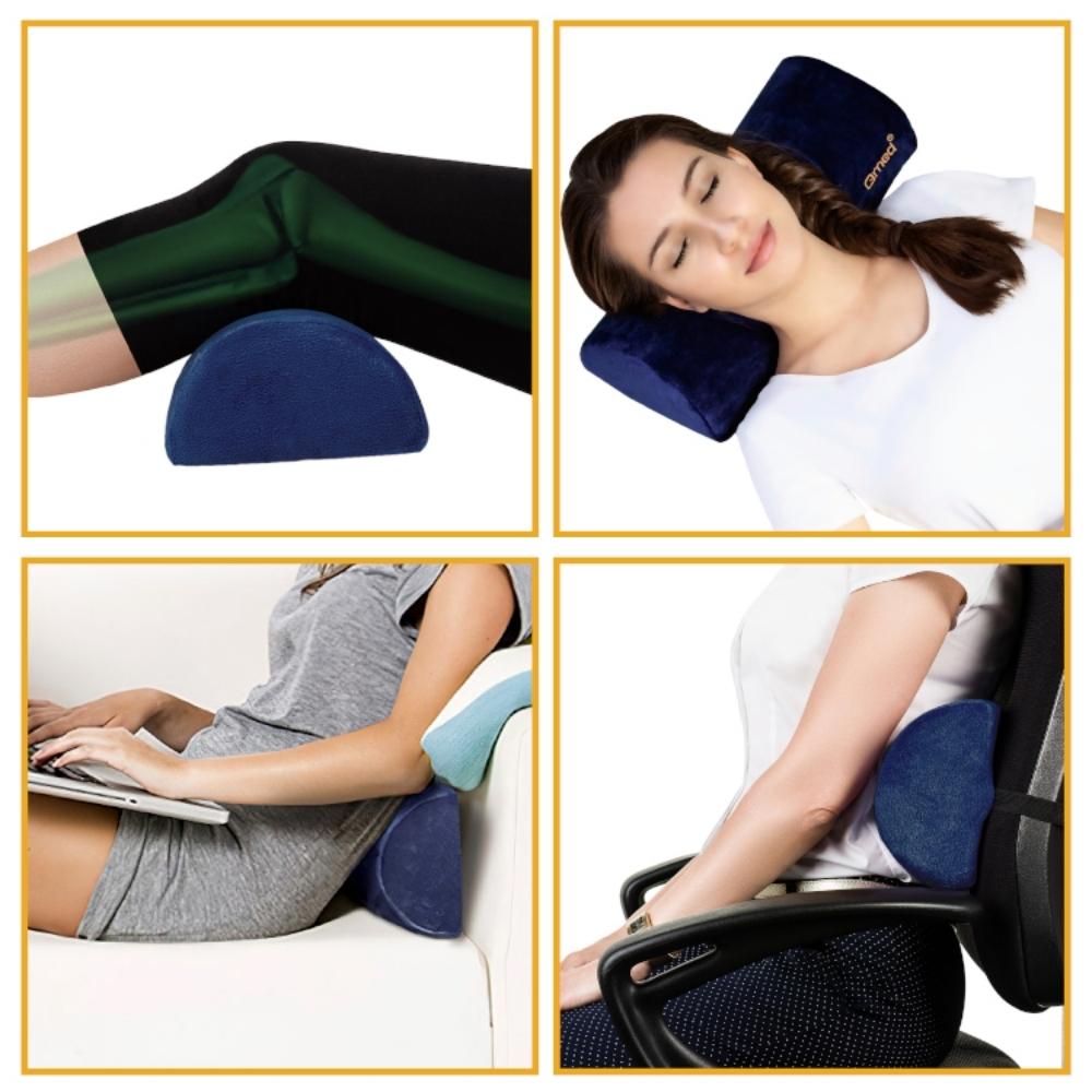in-physio-lumbar-half-roll-coussin-lombaire-demi-rond-42x18-sangle image 2