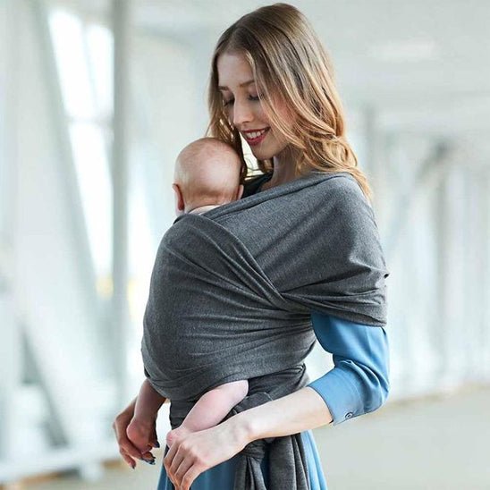 besdodo-multiuse-charpe-de-portage-gris-fonc-cadeau-jeune-maman image 3