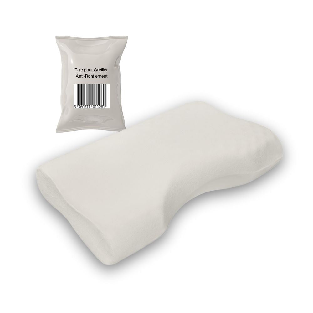 in-physio-taie-d-oreiller-anti-ronflement-blanche-polyester image 1
