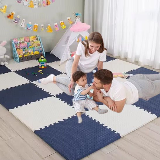 besdodo-tapis-d-veil-b-b-puzzle-jaune-et-brun-8-pi-ces image 1