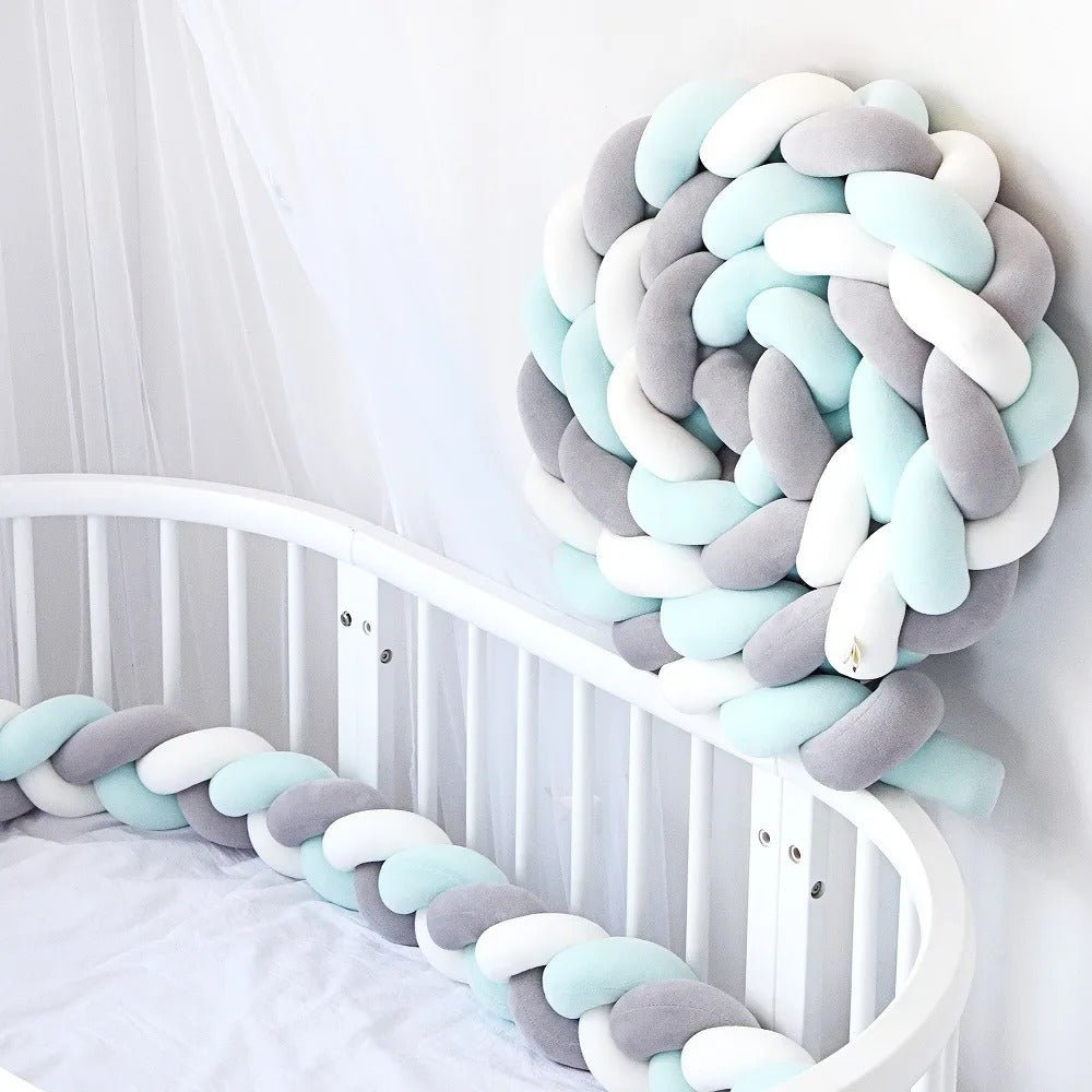 besdodo-sol-na-tresse-de-lit-b-b-rose-200-cm-velours image 5