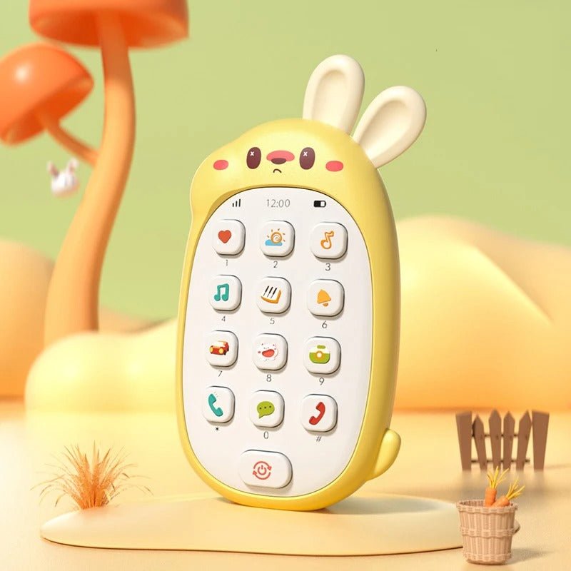 besdodo-relaxphone-jouet-b-b-lapin-jaune-musical-silicone image 8